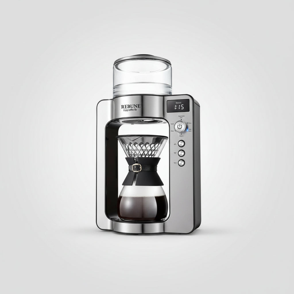REBUNE Professional Coffee Dripper Machine - Grey