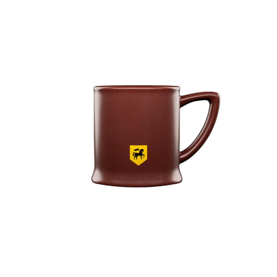 Black Knight - Ceramic Reusable Cup - Burgundy