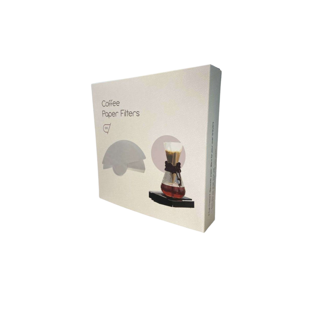 Coffee paper filters for 3 cup Chemex pour over coffee maker by Not Just Beans ☕