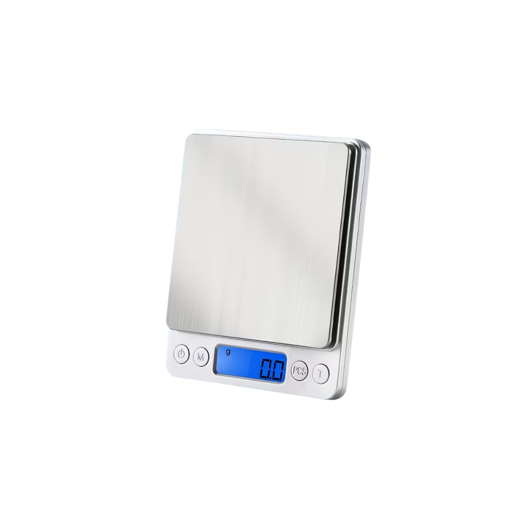 Coffee Brewing Scale 3000g/0.01g High Precision (Silver)