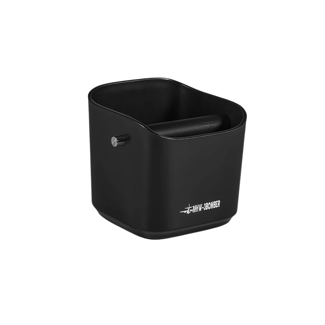 MHW-3Bomber - Coffee Espresso Square Knock Box 1200ml - Black