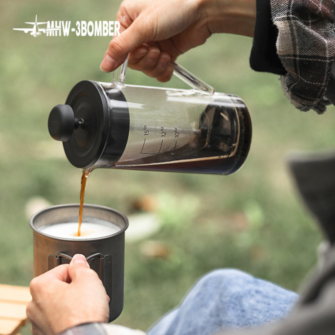 MHW-3Bomber - Gimme French Press Black - 450ml