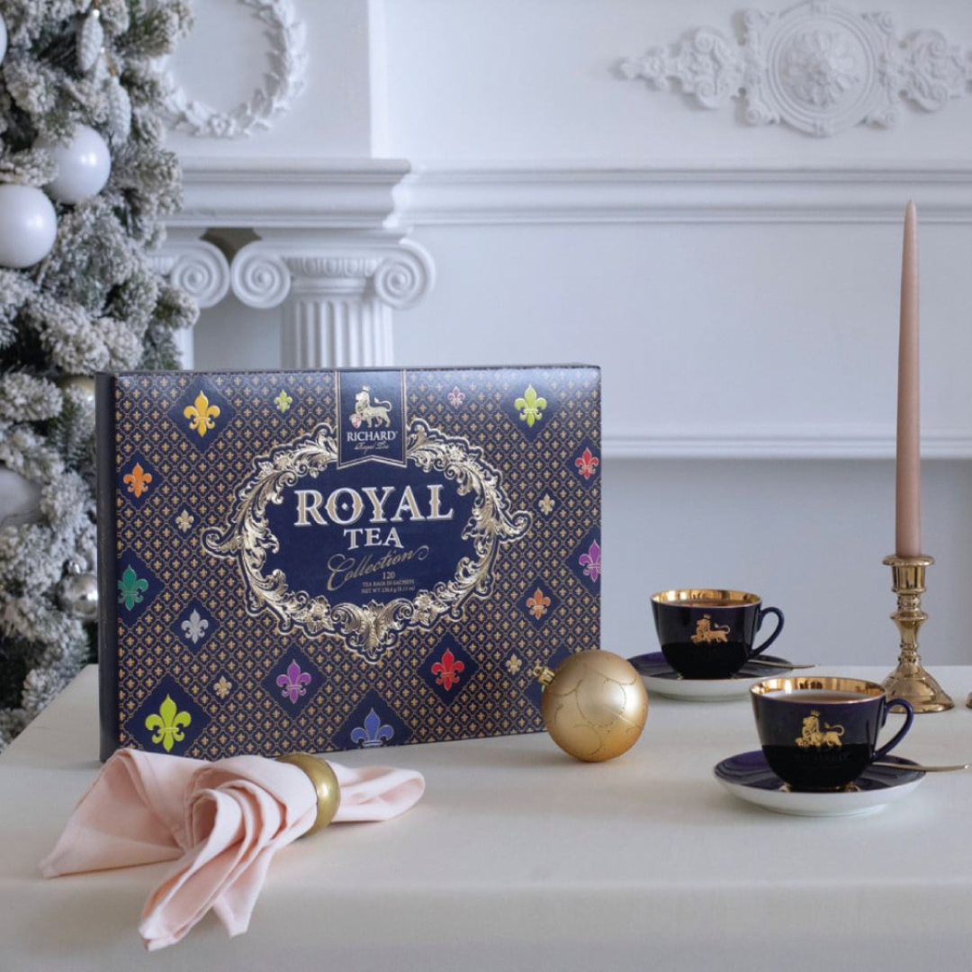Richard  - Royal Tea Collection – 15 Flavors Assortment (120 Sachets)