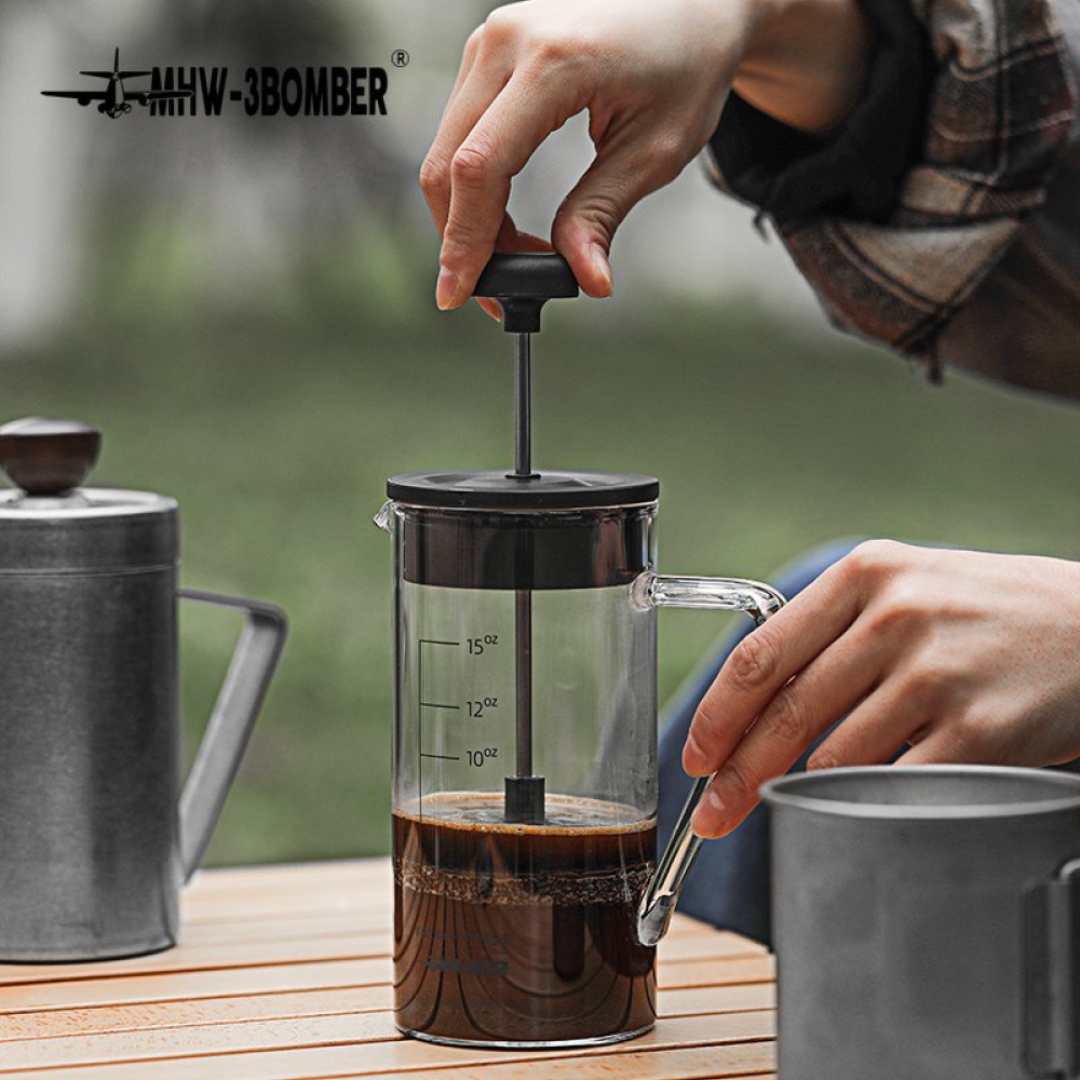 MHW-3Bomber - Gimme French Press Black - 450ml