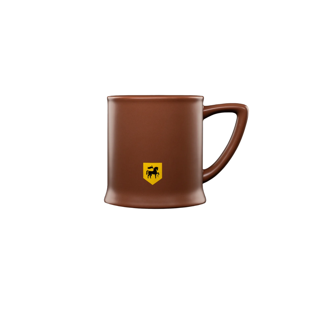 Black Knight - Ceramic Reusable Cup - Brown