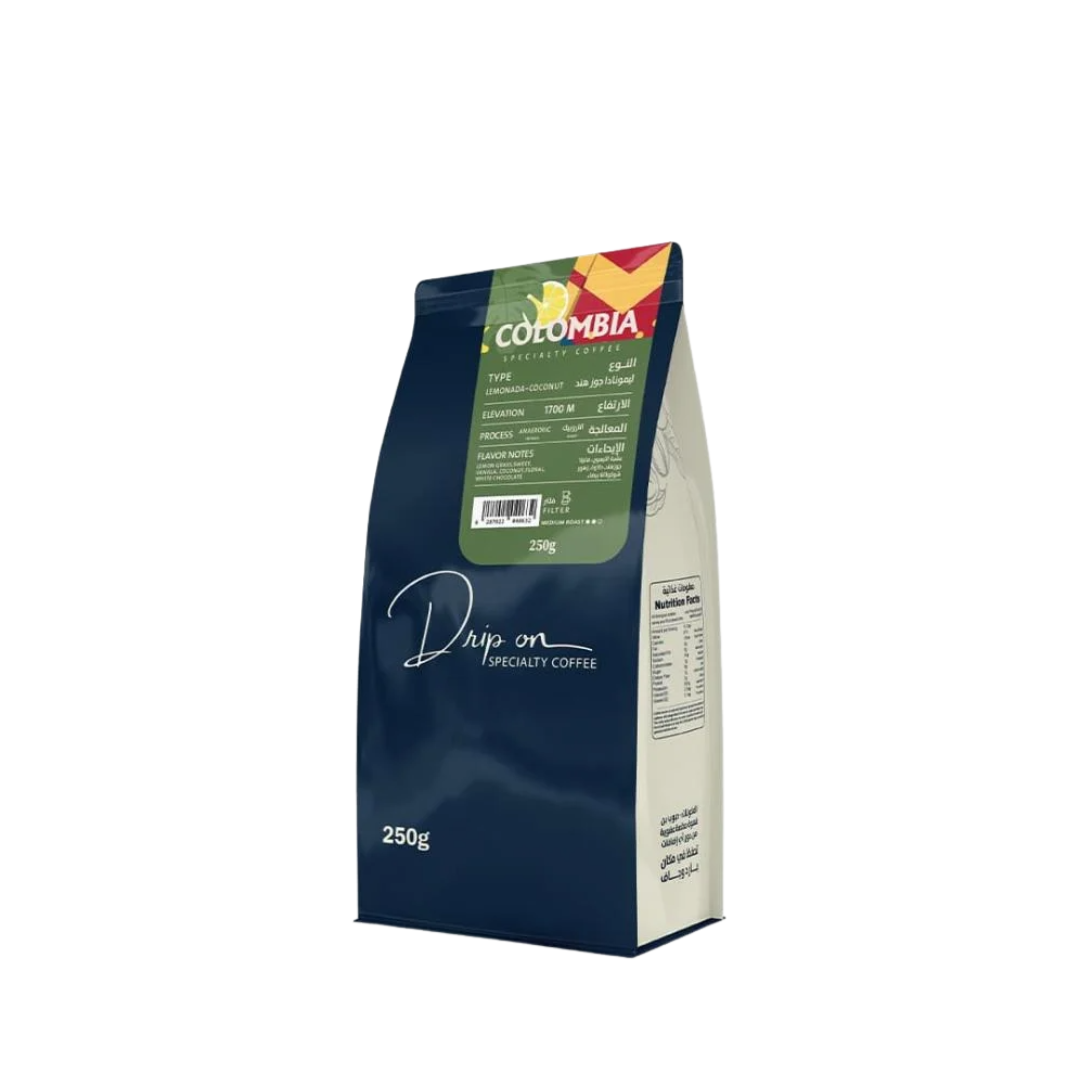 Drip On - Colombia Coconut Lemonade (Luxurious) - Omni Roast 250g