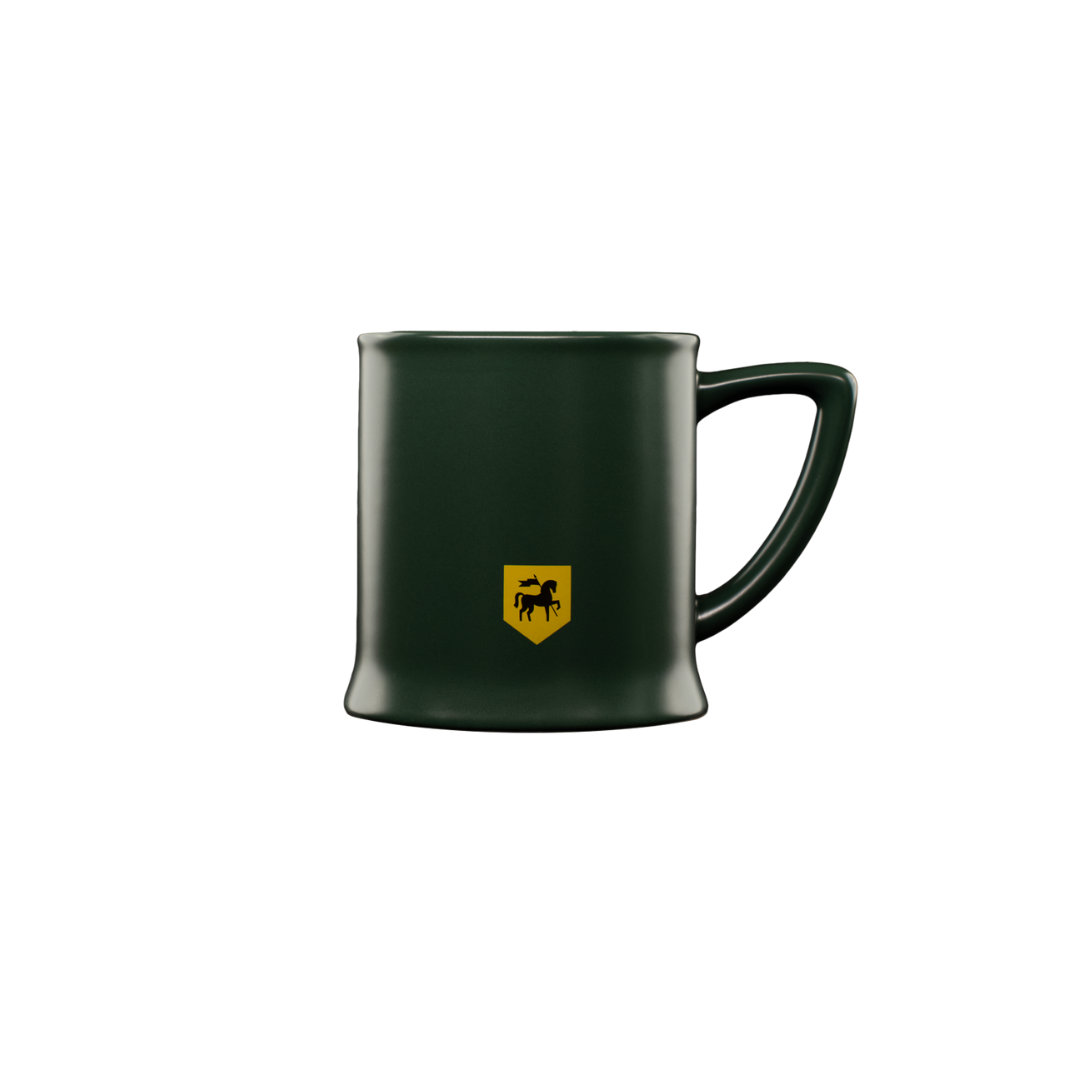 Black Knight - Ceramic Reusable Cup - Green