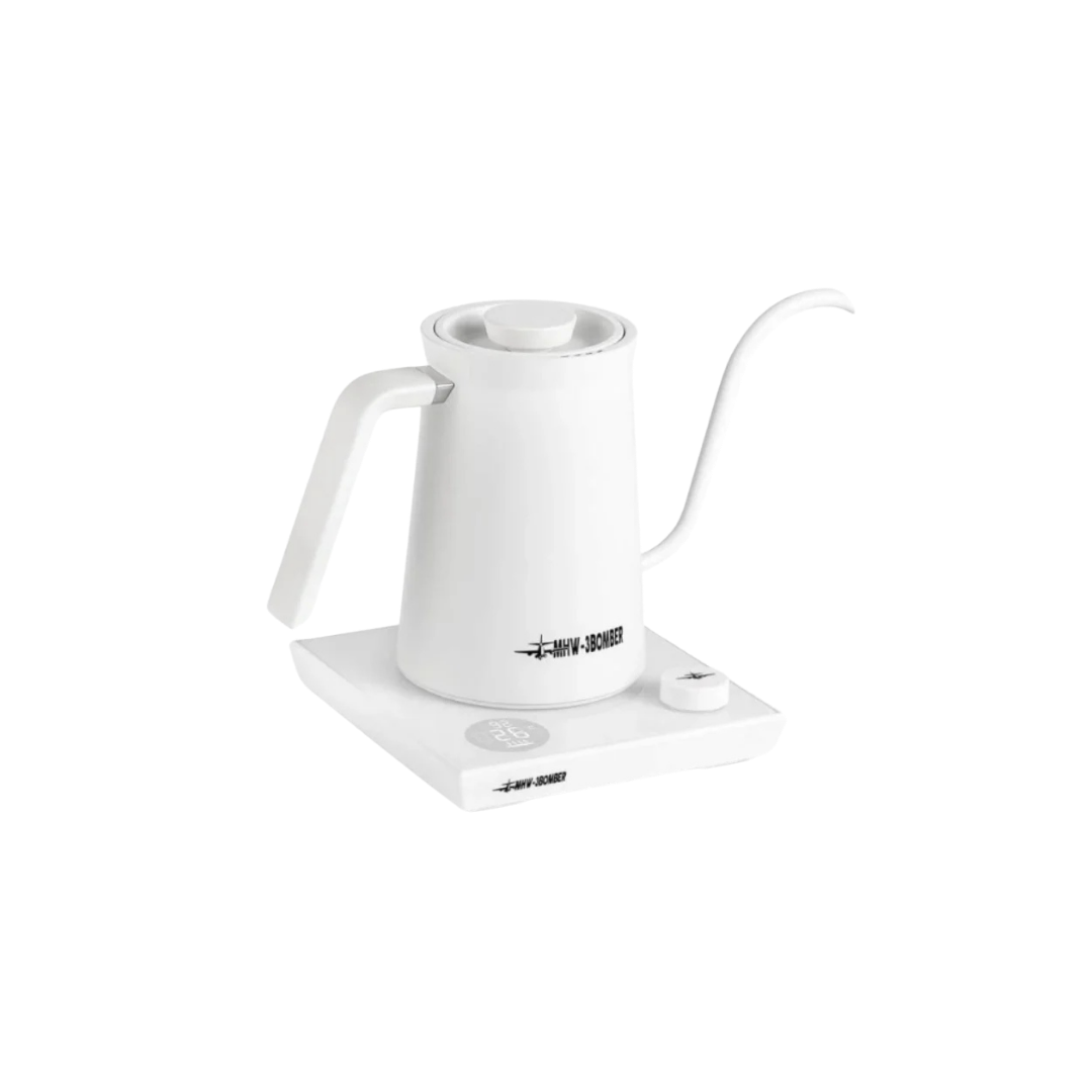 MHW-3Bomber - White Electric Kettle - 600ml