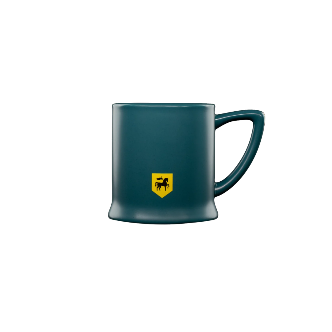 Black Knight - Ceramic Reusable Cup - Turquoise