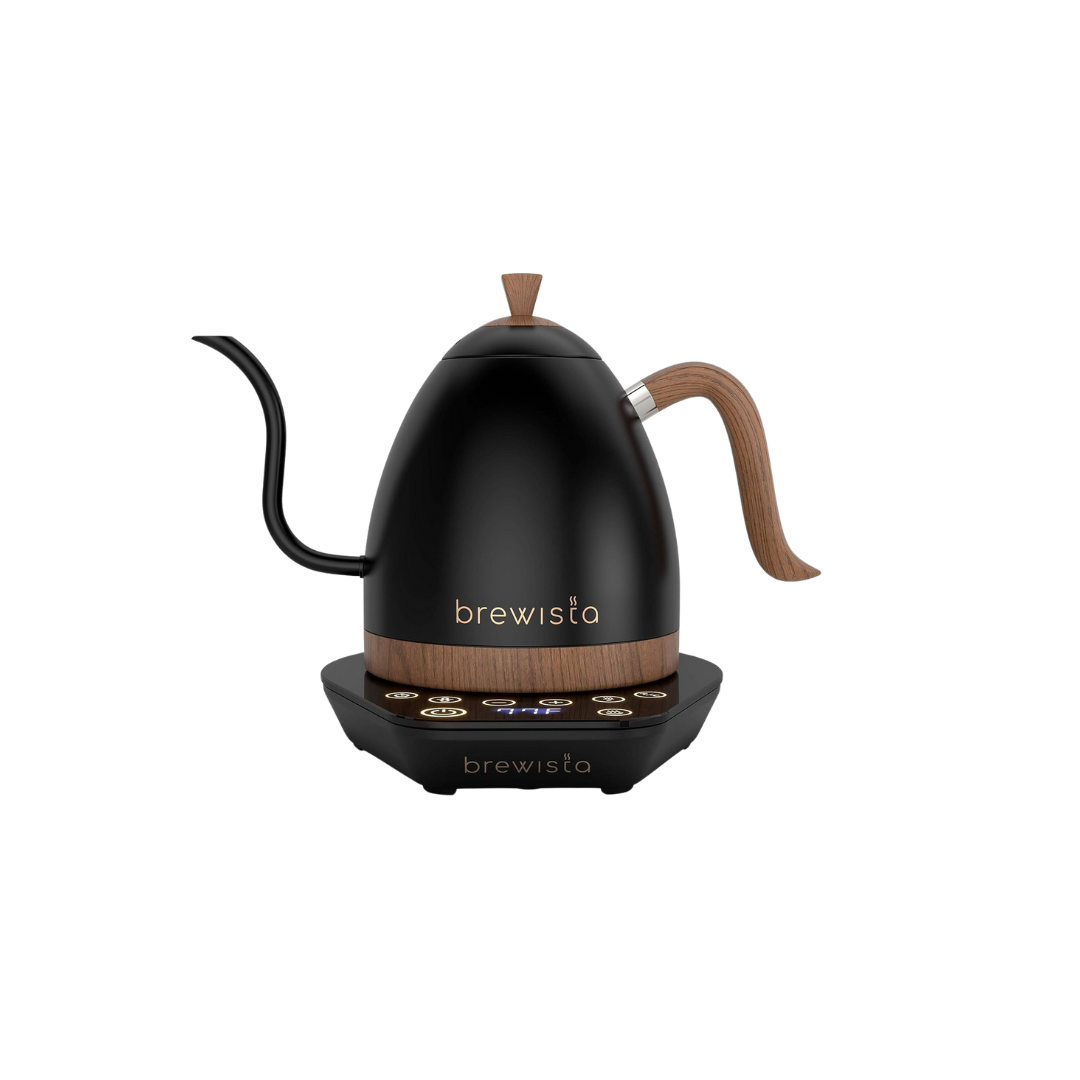 Brewista black coffee kettle 1L for pour over brewing by Not Just Beans ☕