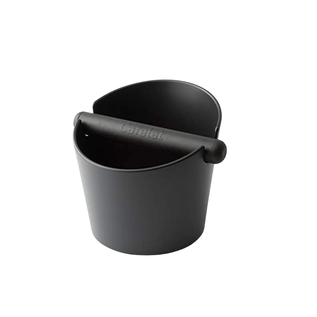Cafelat black knock box for espresso coffee grounds disposal by Not Just Beans ☕