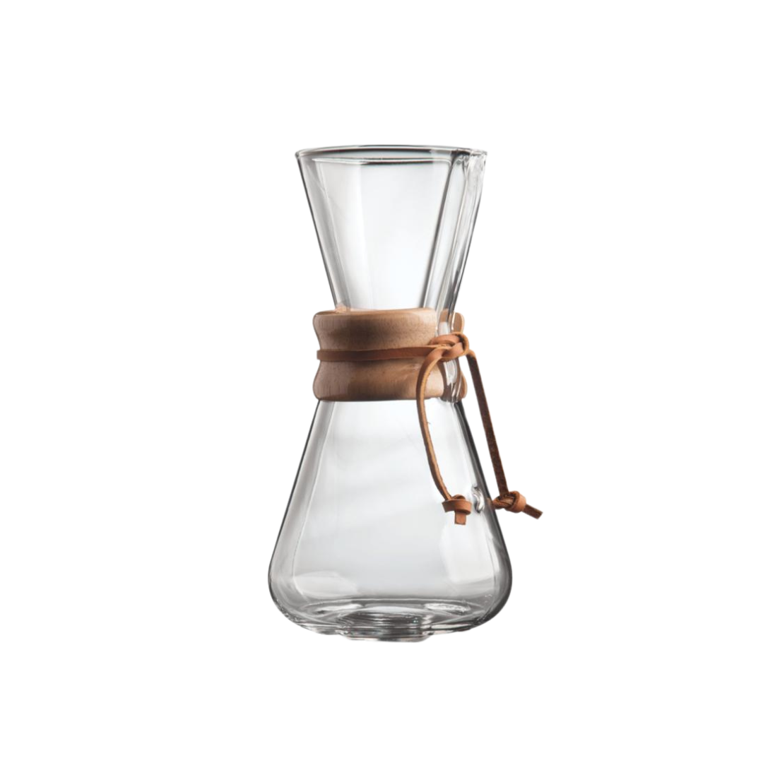 Chemex 3 cup pour over coffee maker by Not Just Beans ☕