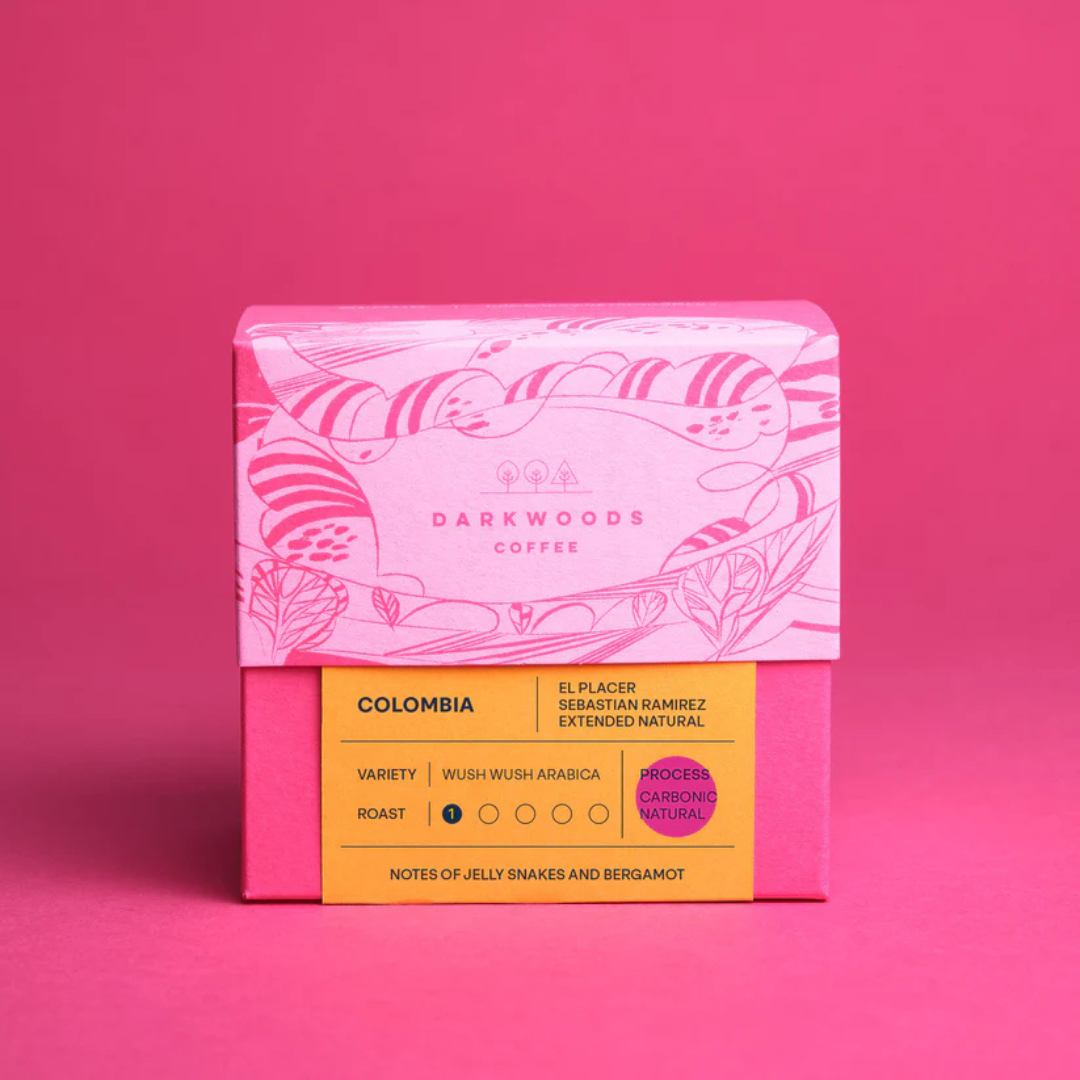 DarkWoods - Colombia El Placer Wush Wush (Extended Natural) - Filter Roast 200g