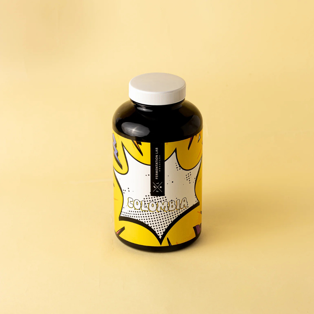 Fermentation Lab Colombia El Dorado espresso roast specialty coffee beans by Not Just Beans ☕