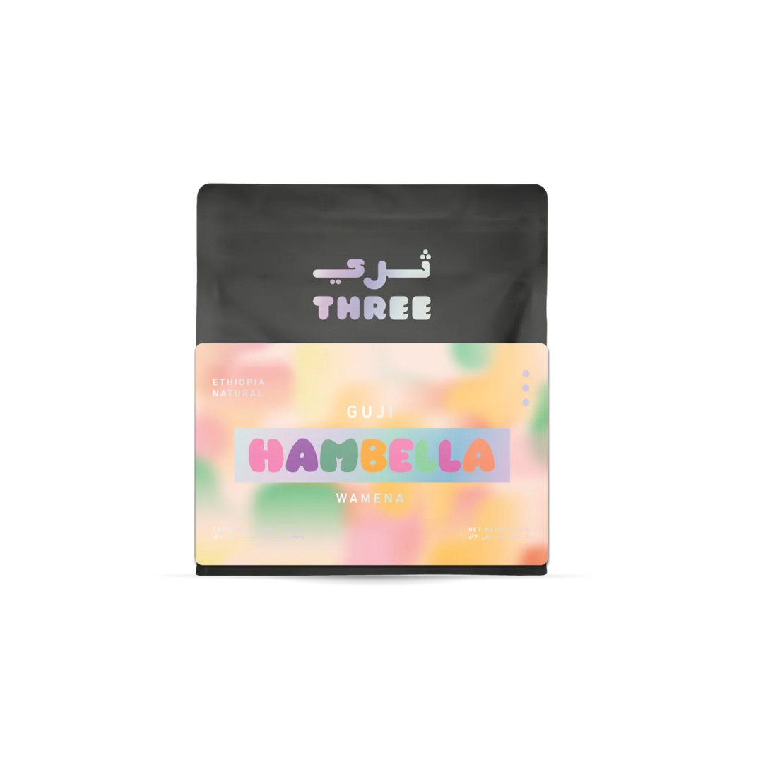 Three - Ethiopia Guji Hambella Wamena Natural - Espresso Roast 250g