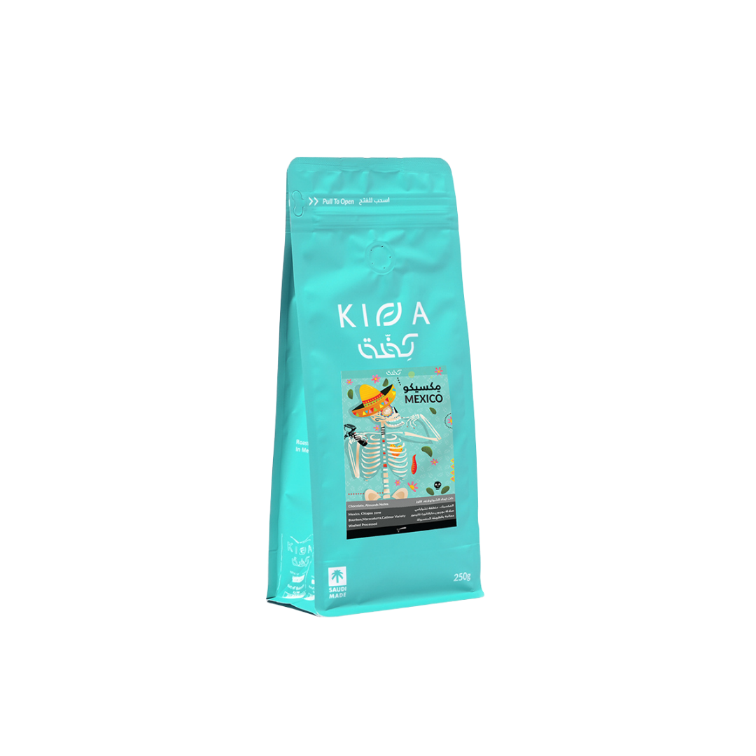 Kiffa Roastery Mexico espresso roast specialty coffee beans by Not Just Beans ☕