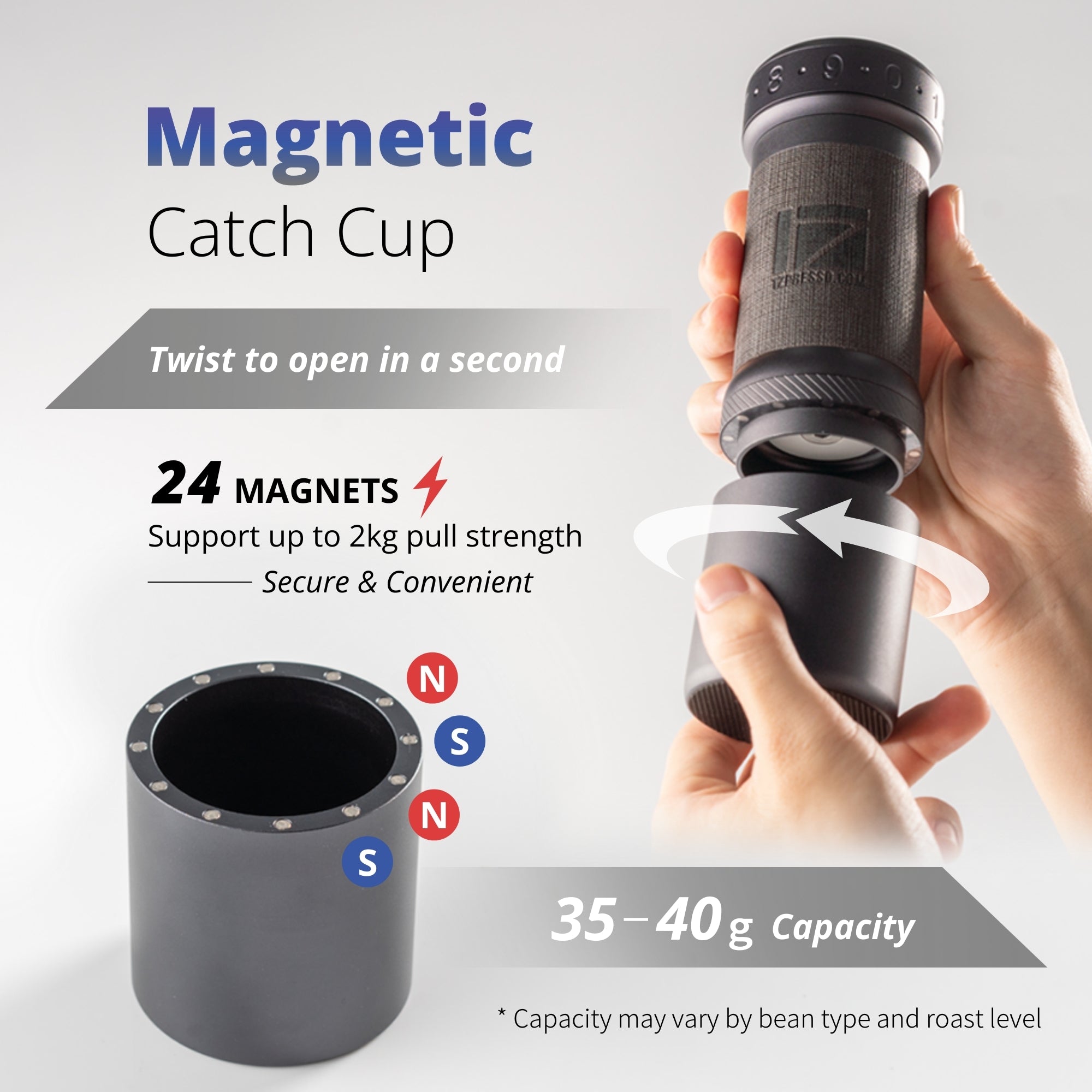 1Zpresso - K-Ultra Grinder - Iron Gray