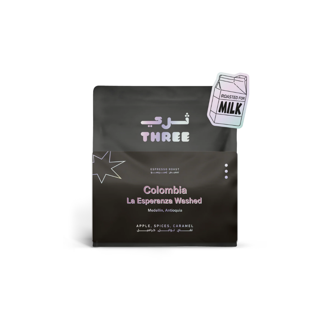 Three - Colombia La Esperanza Washed - Milk Focused - Espresso Roast 250g