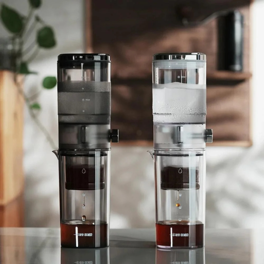 MHW-3Bomber Fresh Ice Dripper transparent cold brew coffee maker 400ml by Not Just Beans ☕🧊