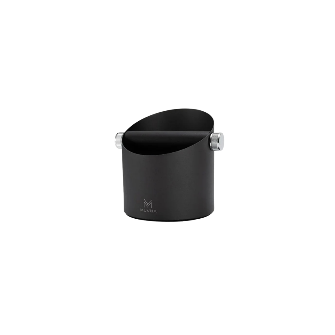 Muvna - Knock Box with Angled Spout - Black
