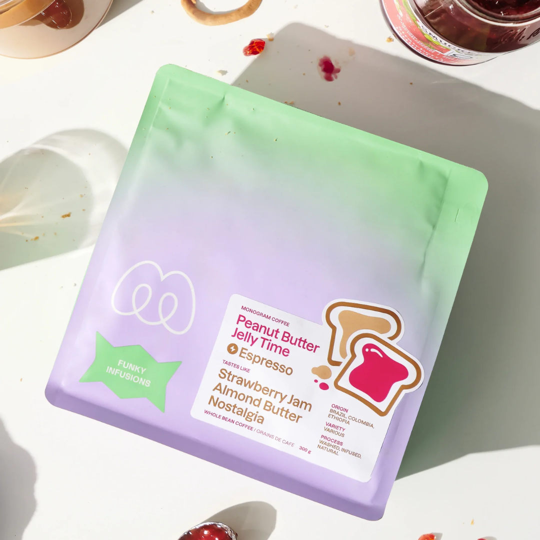 Monogram  - Peanut Butter Jelly Time - Espresso Roast 300g