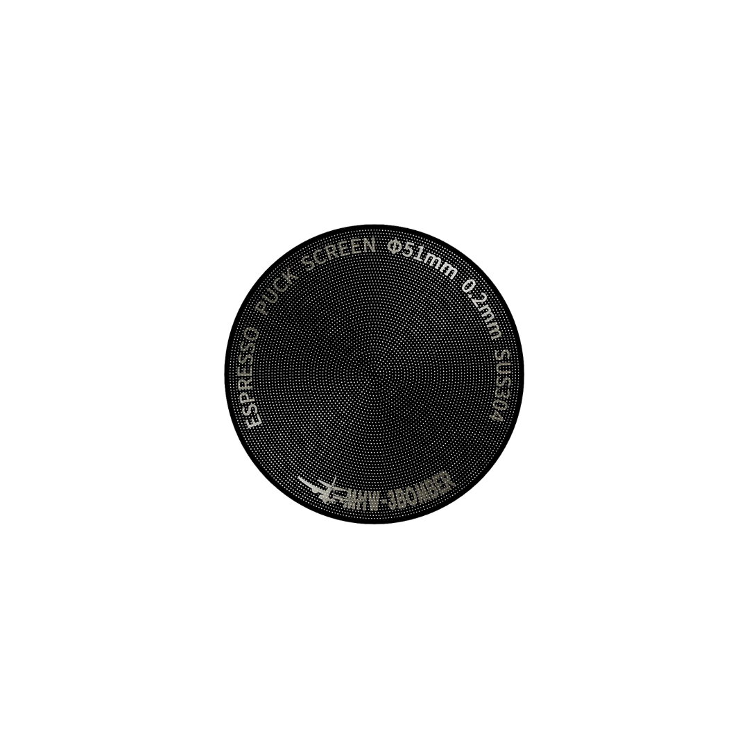 MHW-3Bomber - Titanium Espresso Puck Screen 51 mm