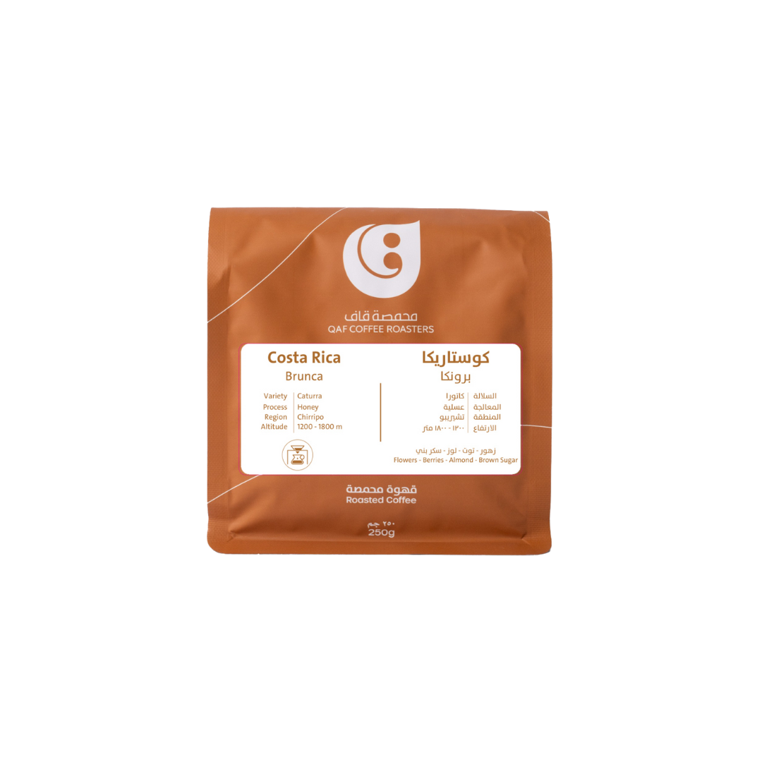 Qaf Costa Rica Bronka filter roast specialty coffee beans by Not Just Beans ☕