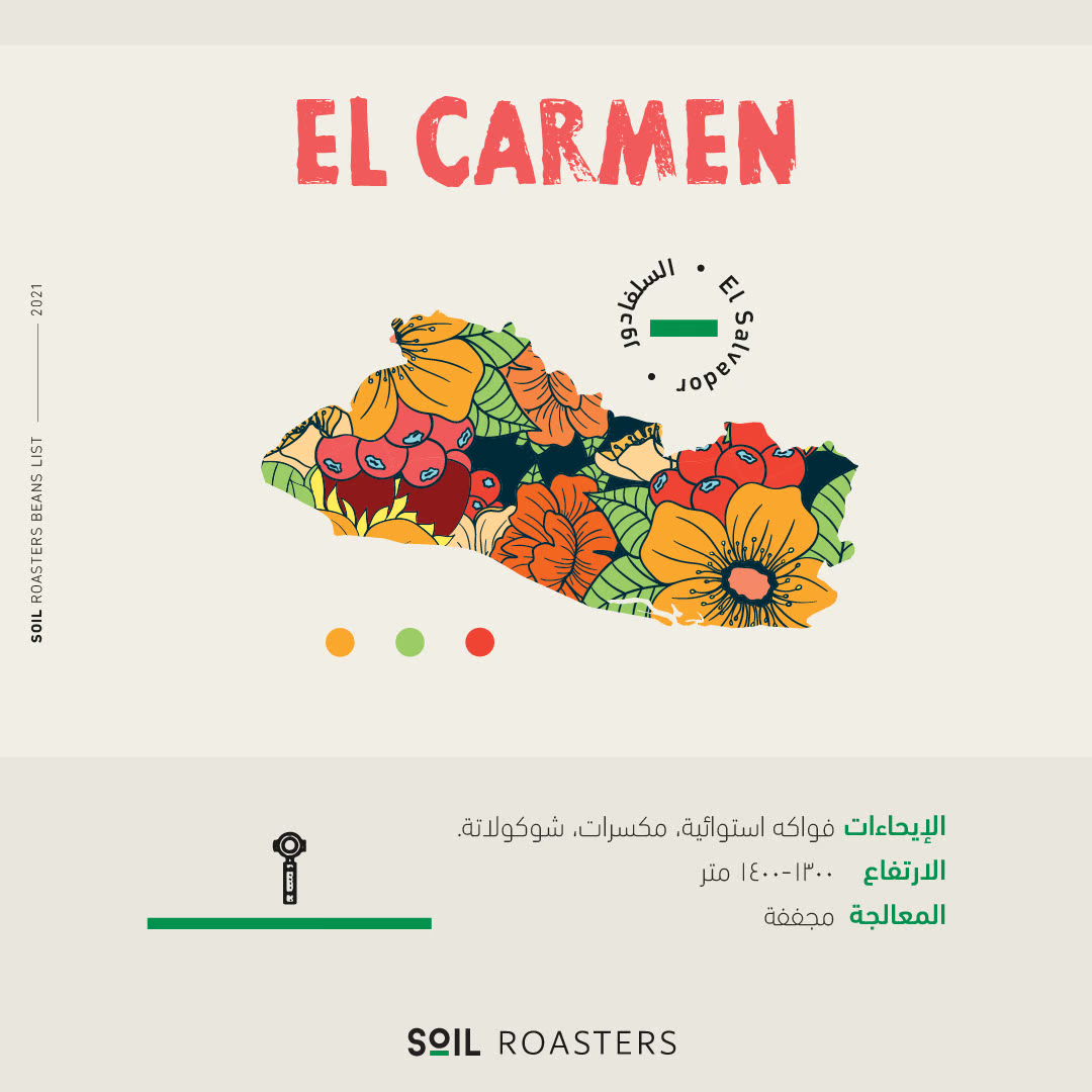 Soil - ElSalvador ElCarmen - Espresso Roast 250g