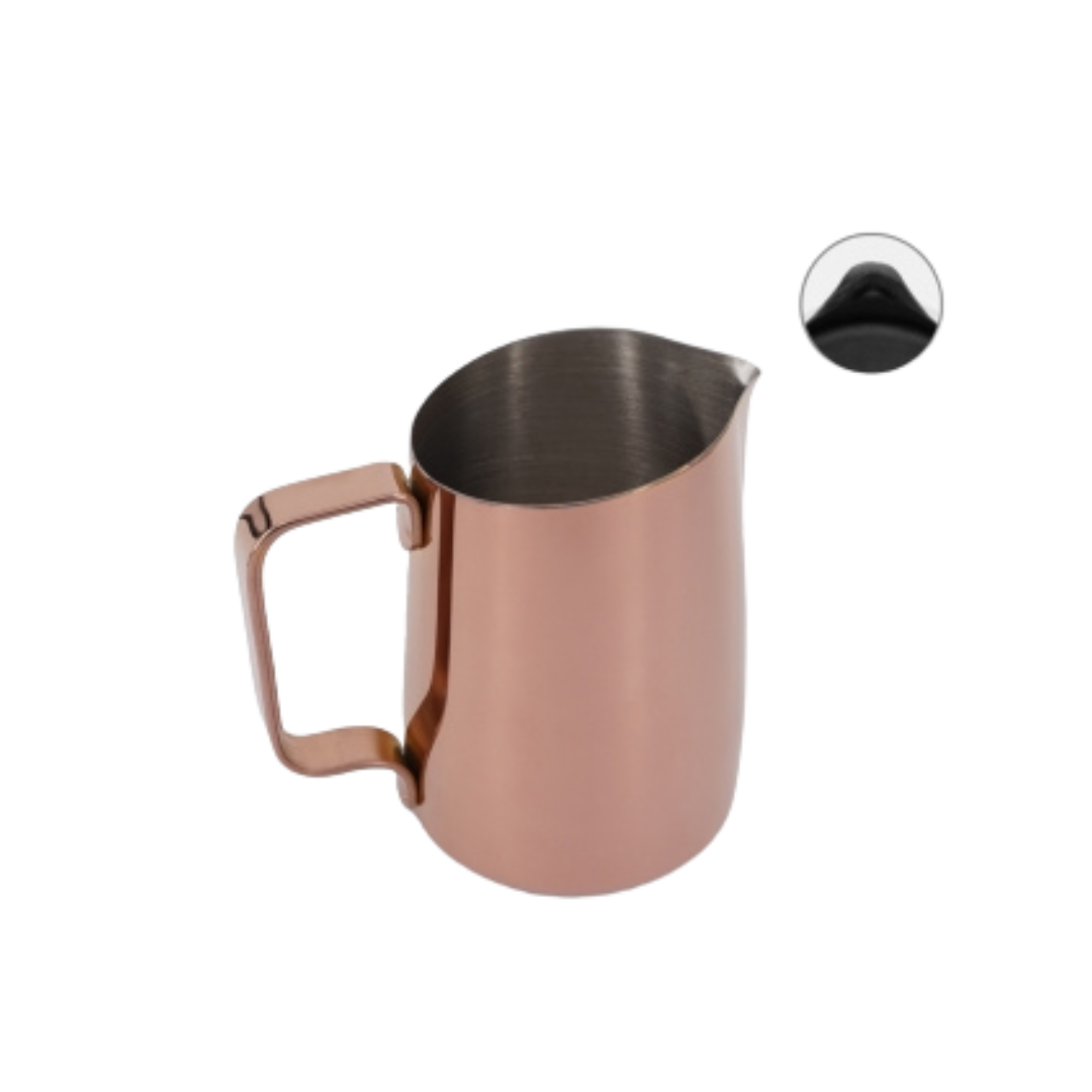 WPM - Milk Pitcher 450ml Round Spout / Rose Gold